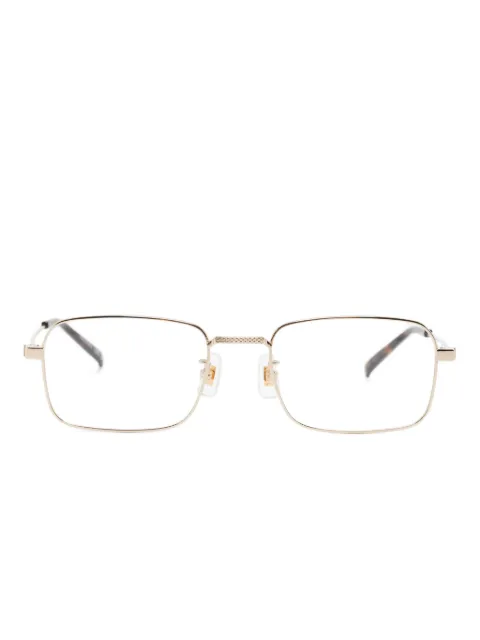 Dunhill rectangle-frame glasses Gold DU0093O