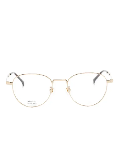 Dunhill oval-frame glasses Gold DU0085O