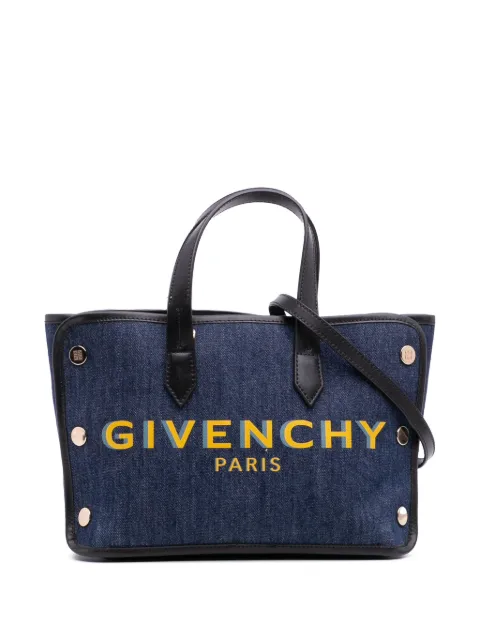 Givenchy Pre-Owned 2020 Mini Denim Bond Shopper Tote satchel Blue 4LXF41E911NLNVPL