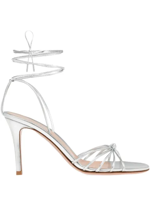 Gianvito Rossi 85mm Gwyneth sandals Silver G3265385RICNPS
