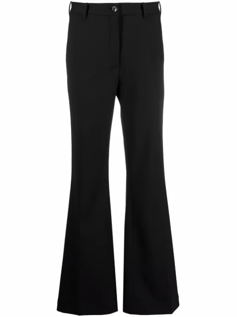 Nine In The Morning high-waisted flared trousers Black 9FW25PI42PAOLINA