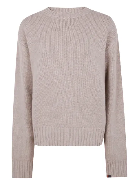 extreme cashmere crew-neck cashmere sweater Grey 37314601TU01097
