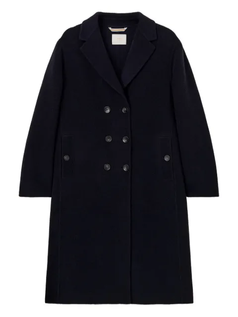 Fedeli double-breasted coat Blue TD000246