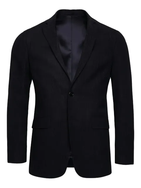 LOJA DAS MEIAS pocket single-button jacket Blue D0000