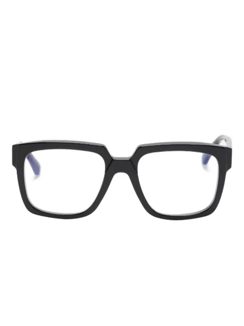 Kuboraum square-frame glasses Black K3