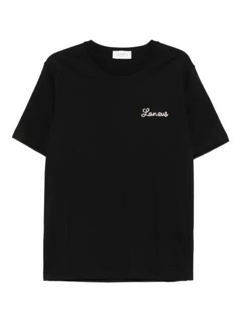 Laneus logo-embroidered t-shirt Black F5LAMATH318