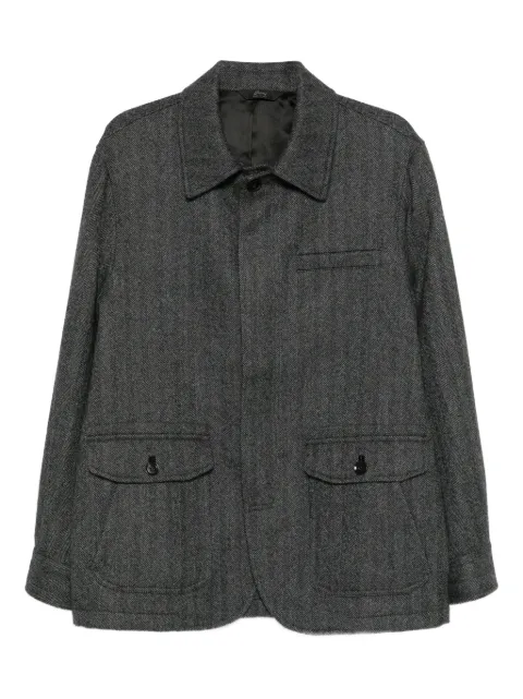 Brioni flap-pocket jacket Grey SGQV0LOD3021013