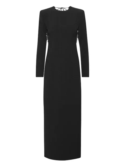 ROTATE BIRGER CHRISTENSEN crêpe open back dress black Black 114969100