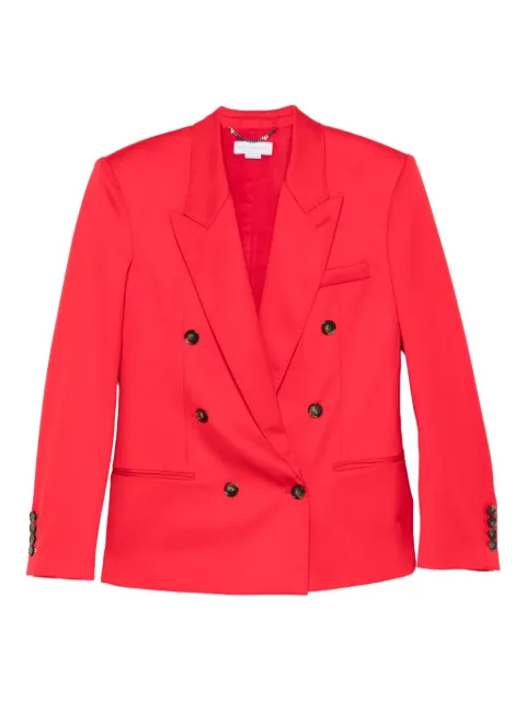 Stella McCartney double-breasted blazer Red 6501653GU756