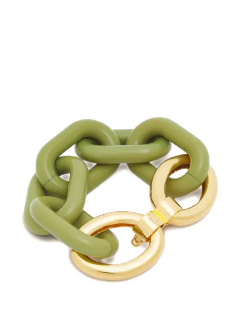 Marni resin chain bracelet Green BRMV0241A0P6523