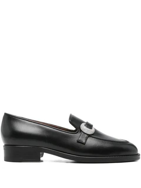 Giuseppe Zanotti leather loafers Black I560019001