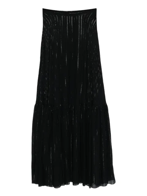 Polo Ralph Lauren striped midi skirt Black 290P08321001