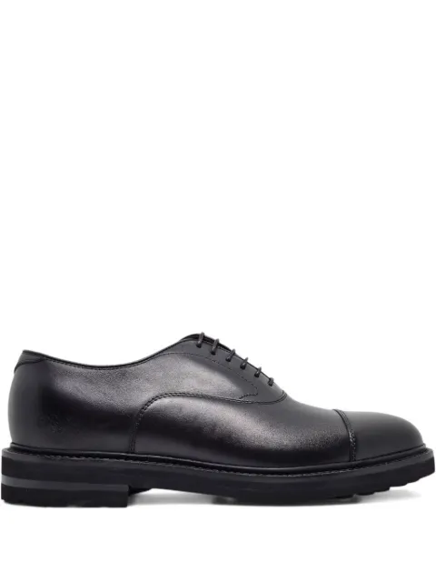 Henderson Baracco leather oxford shoes Black 81300V