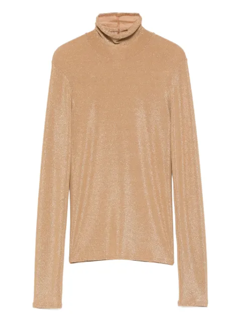 Forte Forte long-sleeve turtleneck top Gold 14422MYTSHIRT