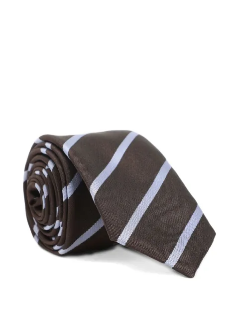 The Frankie Shop striped tie Brown NTFS21170200