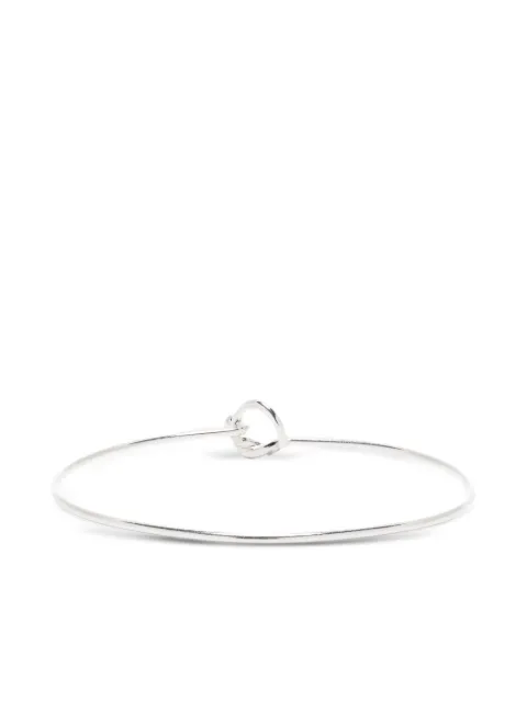 OBSIDIAN knot-detail bracelet Silver 4187
