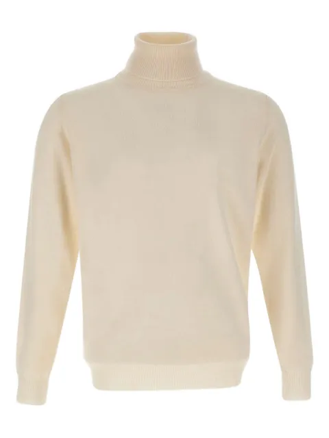 Kangra roll-neck ribbed-edge sweater Neutrals 200305901