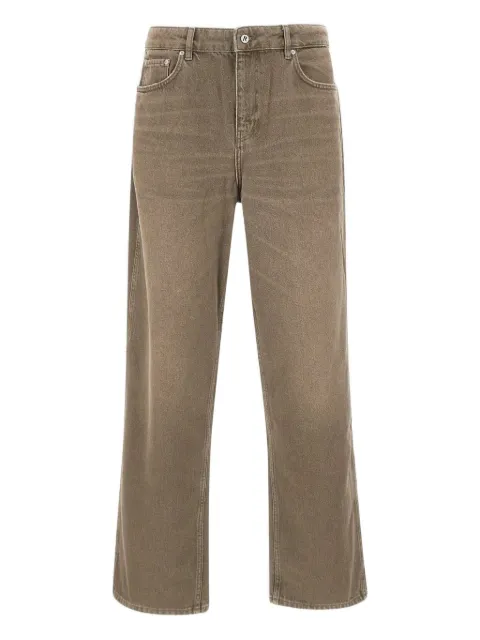 Represent whiskering-effect jeans Brown MLM10033359