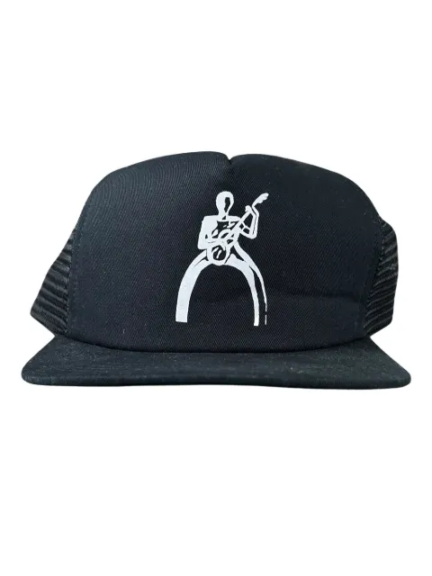 Chrome Hearts guitar player-print trucker cap Black CHRM0209