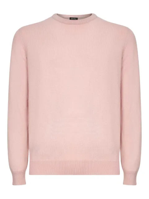 Zegna crew-neck cashmere sweater Pink UGK10A2110R92