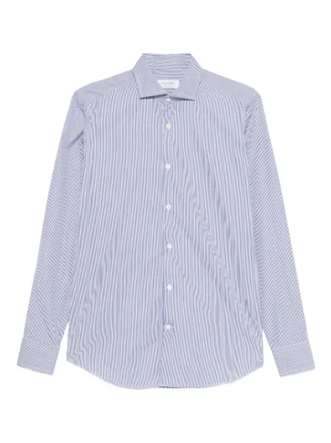 Tintoria Mattei striped shirt Blue UBEMGA