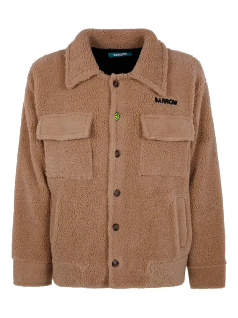 BARROW button teddy jacket Brown F5BWUAJK064