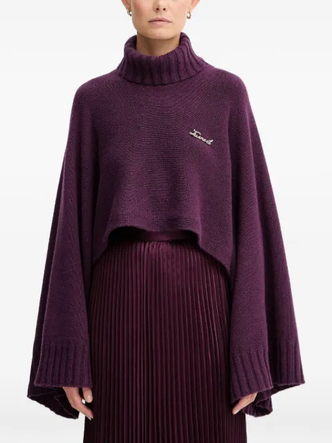 TWINSET logo-detail sweater Purple 252TT3422
