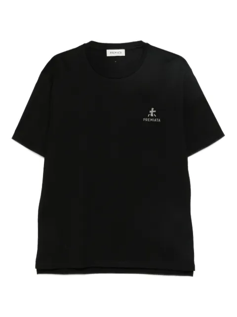 Premiata logo-print T-shirt Black PA1028