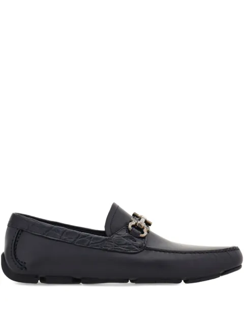 Ferragamo Gancini-buckle loafers Blue 789630