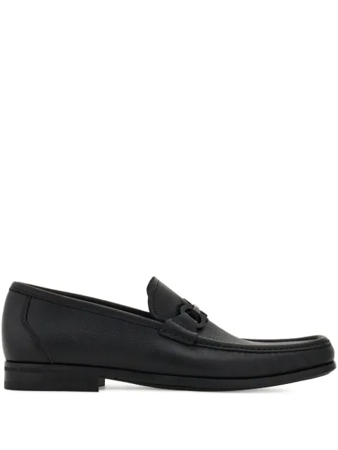 Ferragamo loafers with Gancini buckle Black 791770