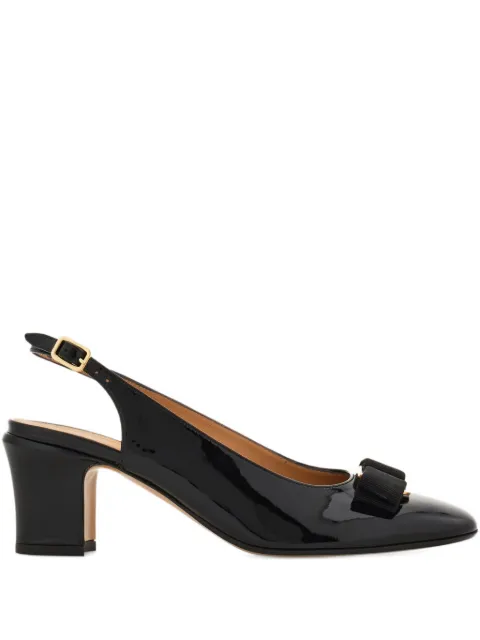 Ferragamo Vara bow slingback pumps Black 790739