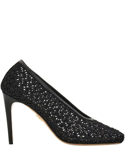 Ferragamo Macramé pumps Black 790215