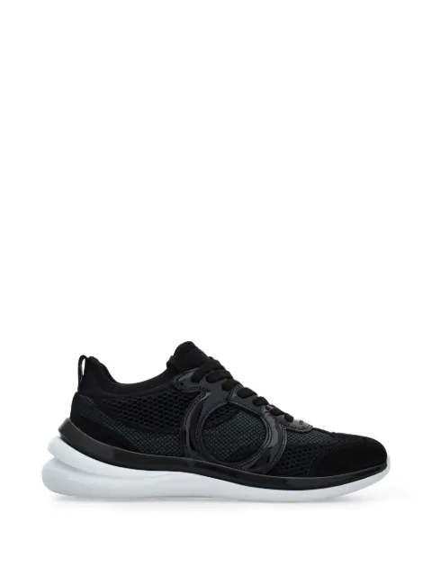 Ferragamo Gancini sneaker with mesh detail Black 791731