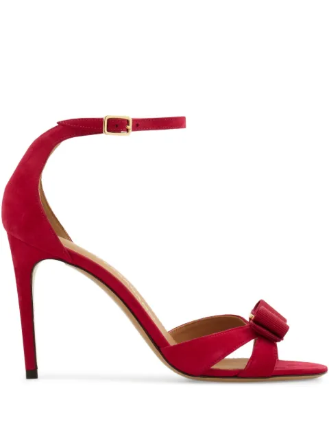 Ferragamo 90mm Vara-bow sandals Pink 791396