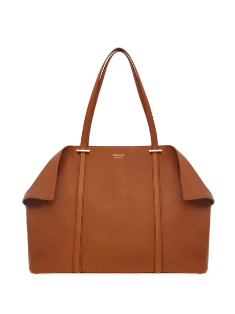 Ferragamo large open-top tote bag Brown 789589