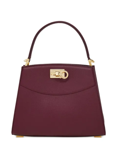 Ferragamo Studio Box top-handle satchel bag Red 789530