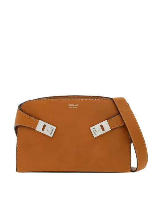 Ferragamo Hug messenger S Brown 789780