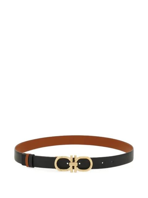 Ferragamo reversible and adjustable Gancini belt Black 790123