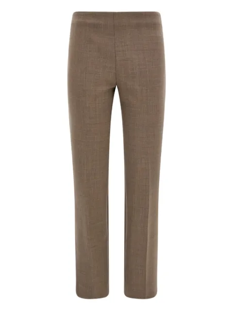 Ferragamo pressed-crease trousers Brown 791711