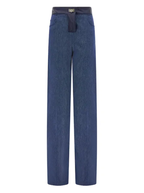 Ferragamo five pocket trousers Blue 790227