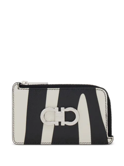 Ferragamo animal-motif card holder Black 789912