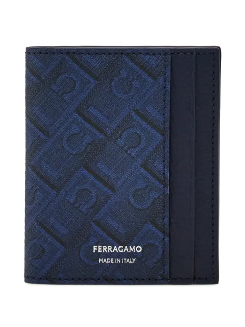 Ferragamo Ferragamo monogram credit card holder Blue 791199