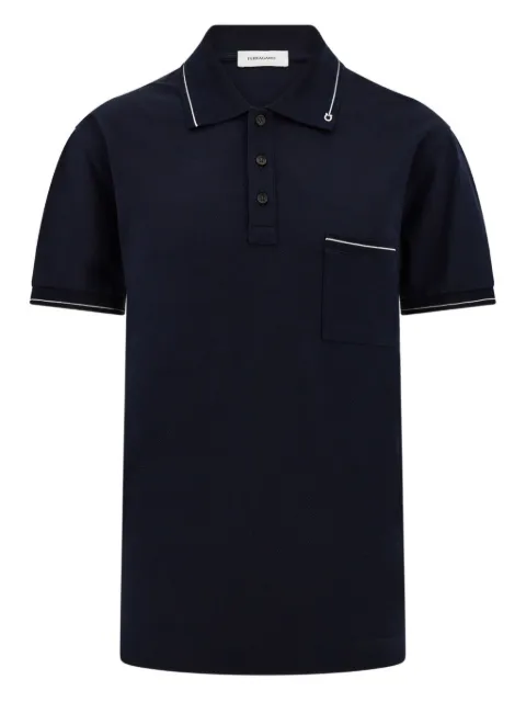 Ferragamo Gancini polo shirt Blue 790948