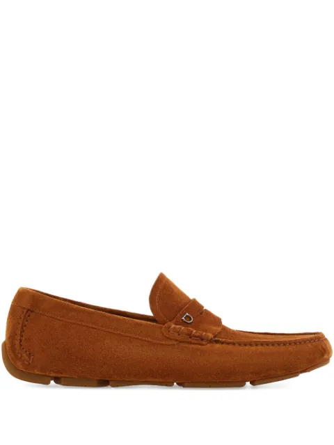 Ferragamo Gancini suede loafers Brown 789620