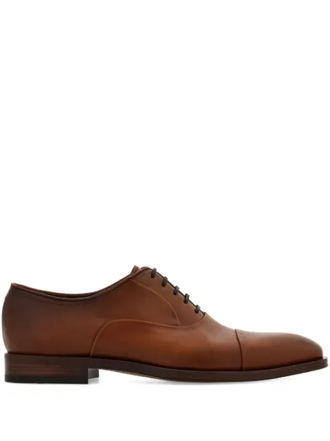 Ferragamo oxford shoes with toe cap Brown 789432