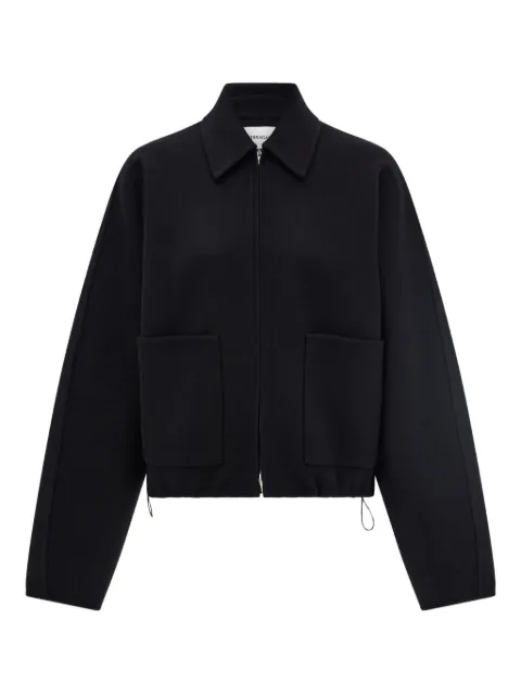 Ferragamo cropped bomber jacket Black 788553