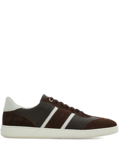 Ferragamo low-top sneakers with signature detail Brown 789115
