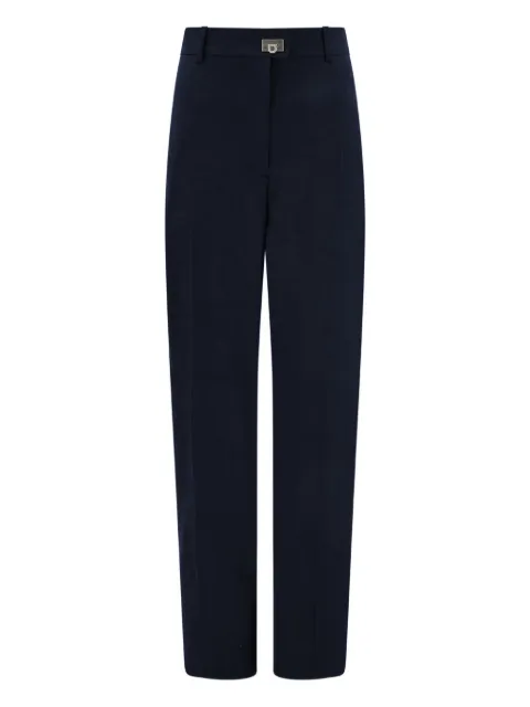 Ferragamo cashmere blend tailored trousers Blue 791825