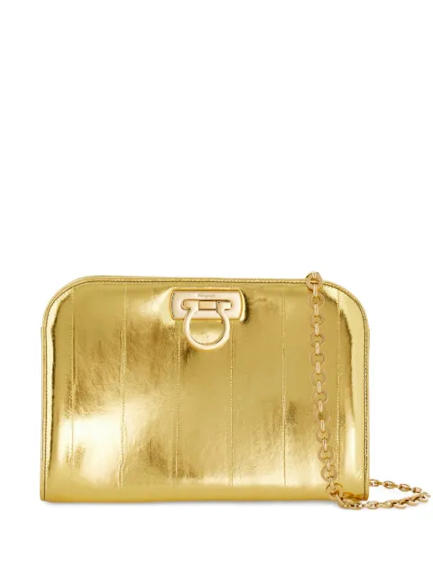 Ferragamo Diana clutch Gold 790214