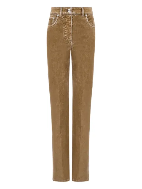 Ferragamo five pocket trousers Brown 790721